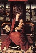 Hans Memling Virgin and Child Enthroned oil on canvas